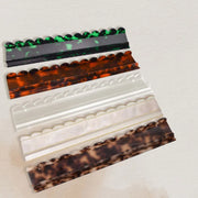 Pearl Scalloped Mahjong Racks & Pushers | Acrylic Mahjong Rack Set ...