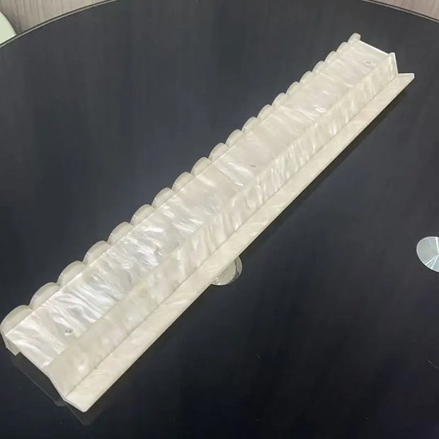 Pearl Scalloped Mahjong Racks & Pushers | Acrylic Mahjong Rack Set ...